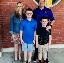 Shannon and her family.