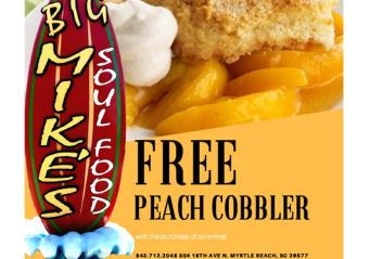 Big Mike's Soul Food - Free Peach Cobbler with Purchase of Entree Photo