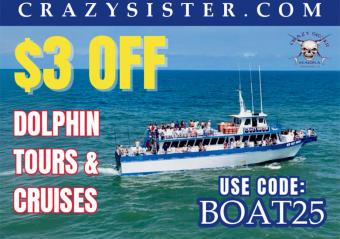 Crazy Sister Dolphin Tours & Cruises - $3 Off Photo
