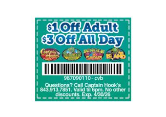 Jurassic Golf - $1 Off Adult All Day Photo