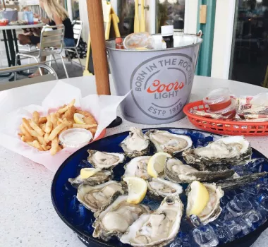 oysters on plate
