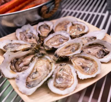 oysters on plate