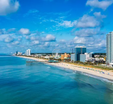 Myrtle Beach Skyline Aerial Myrtle Beach Skyline