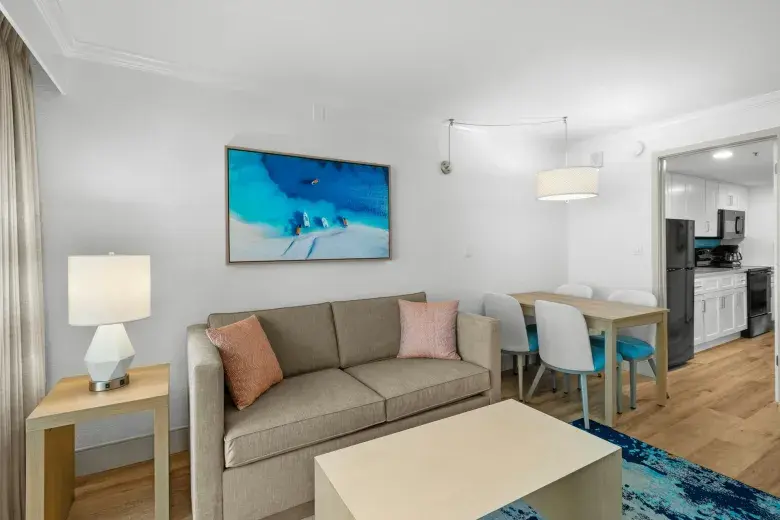 Caribbean Resort Oceanfront 1 Bedroom King Suite Living Room Photo 9