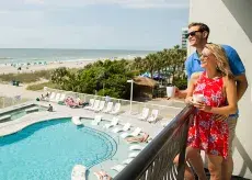 hotel BLUE balcony view